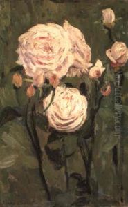 Etude De Roses by Mary Cassatt