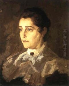 Young Lady Wearing A Shawl by Mary Cassatt
