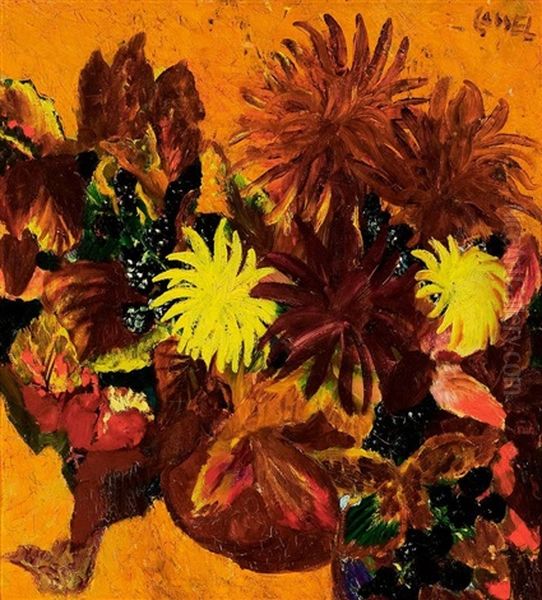 Stilleben Mit Dahlien - view 1