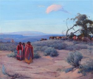 Blue Mesa, Navajo Healing Sing by Gerald Cassidy