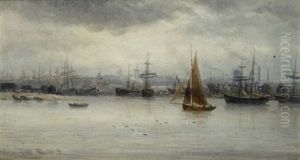 Il Porto Di Aberdeen Da Torry by James Cassie