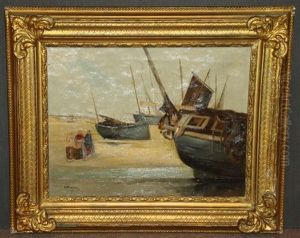 Sans Titre (scene En Bord De Mer) by Hendrick Cassiers