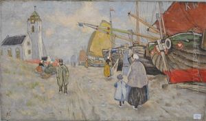 Port De Kattewijck by Hendrick Cassiers