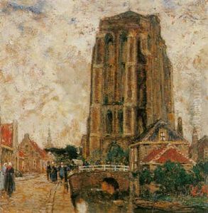 The Tower Of Veere by Hendrick Cassiers