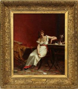 The Letter by Amos Cassioli