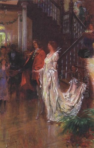 Virginia Colonial Ball Scene - view 1