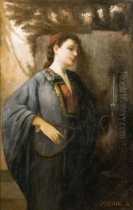 Orientale A La Fontaine by Henri-Joseph Castaing