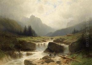 Rosenlaubach, Schwarzwaldalp by Gustave Castan