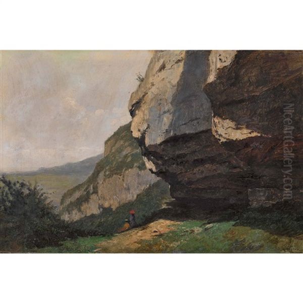 Felsige Landschaft Mit Staffage - view 1