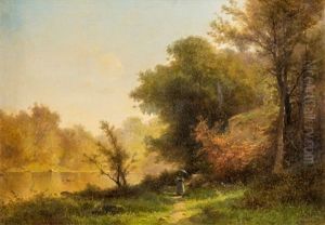 Paysage Anime by Gustave Eugene Castan