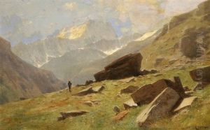 Vue Du Valais - A Mauvoisin - Le Fond De La Vallee Et Mont Brule