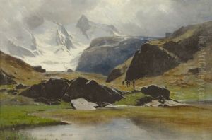 Engstligenalp by Gustave Eugene Castan