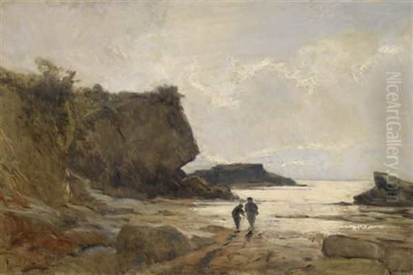 Kustenlandschaft Mit Zwei Personen - view 1