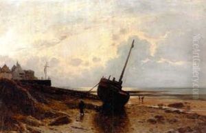 Abendliche Strandlandschaft Abendliche Strandlandschaft