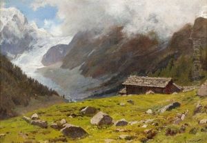 Sommerliche Alp Im Arollatal