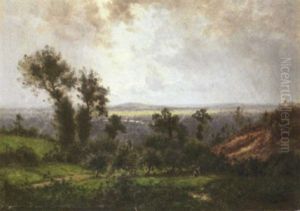 Paysage En Ete by Gustave Eugene Castan
