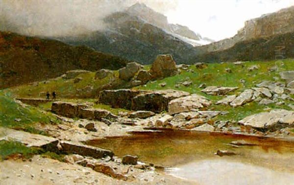 A La Gemmi, Petit Lac (valais) - view 1