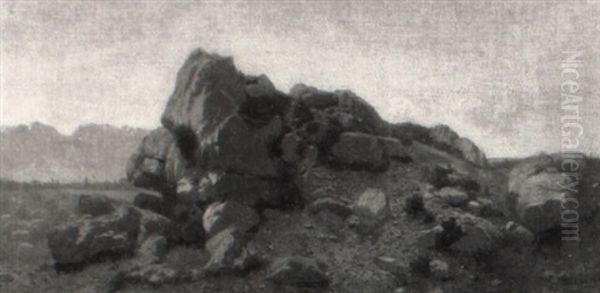 Felsformation Vor Weitem Talgrund - view 1