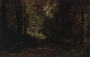 Holzarbeiter Im Wald