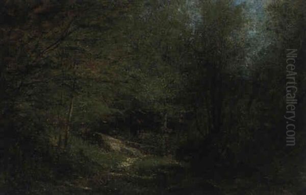 Waldlandschaft Mit Figurenstaffage - view 1