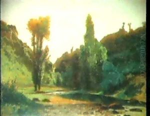 Sommerliche Flusslandschaft