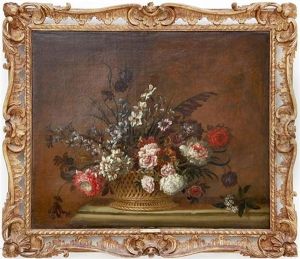 Basket Of Spring Flowers by Pieter Casteels III