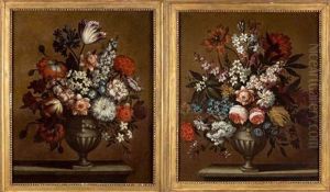 Bouquet De Fleurs (pair)