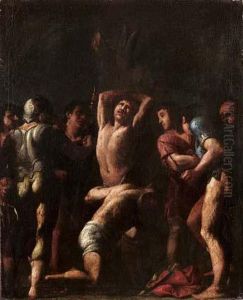Cristo Alla Colonna by Luigi Amidani