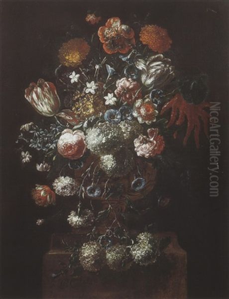 Bouquet De Fleurs Dans Une Vase - view 1