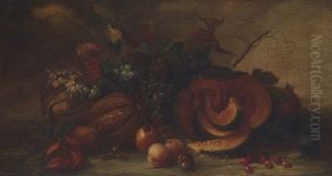 Squashes, Pomegranates, Figs, Grapes, Apples And Peaches Squashes, Pomegranates, Figs, Grapes, Apples And Peaches