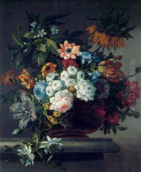 Still Life With Flowers In An Urn - view 1
