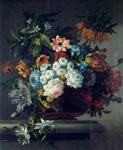 Still Life With Flowers In An Urn by Pieter Casteels III