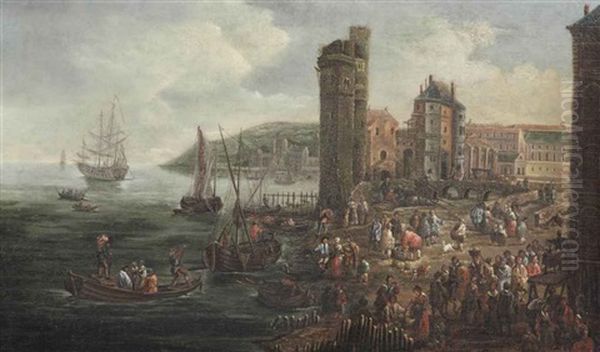 A View Of A Harbour With A Fish Market - view 1