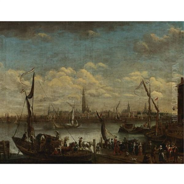 A View Of The Antwerp Port - view 1