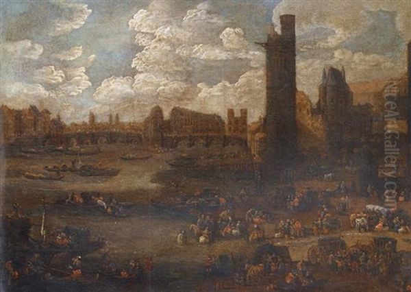 Vue Du Pont Neuf Et De La Tour De Nesle - view 1