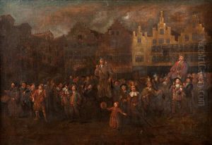 La Fete Des Geants En Flandres by Alexandre Casteels