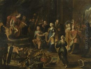 The Continence Of Scipio by Pauwels Casteels