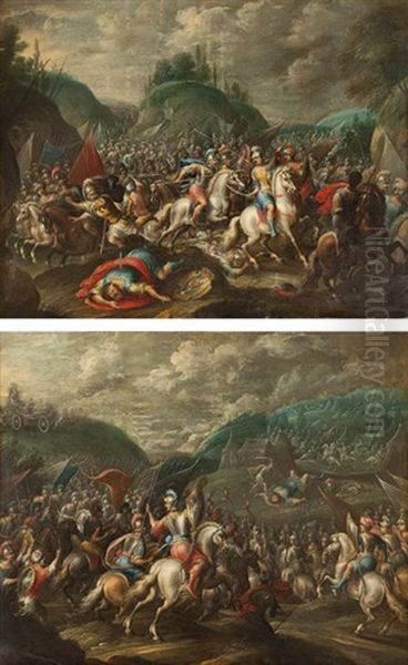 Escenas De Batallas (pair) - view 1