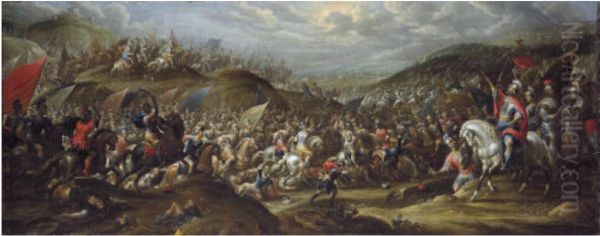 The Battle Of Milvian Bridge - view 1