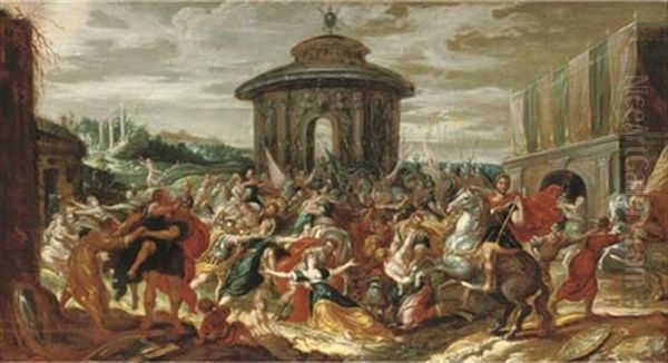 The Rape Of The Sabine Women - view 1