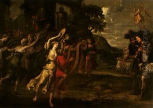 L'arrivee Triomphale De David A Jerusalem