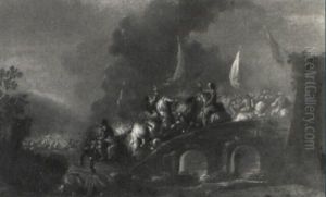 Cavalry Engagement by Pauwels Casteels