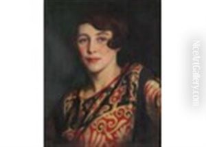 Portrait Of Daphne In Art Deco Dress