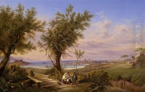 Blick Auf Die Altstadt Von Antibes Und Dem Fort Carre by Anton Castell
