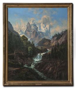 Alpiner Gebirgsbach by Anton Castell