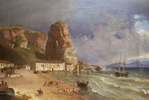 Mediterrane Kustenszene