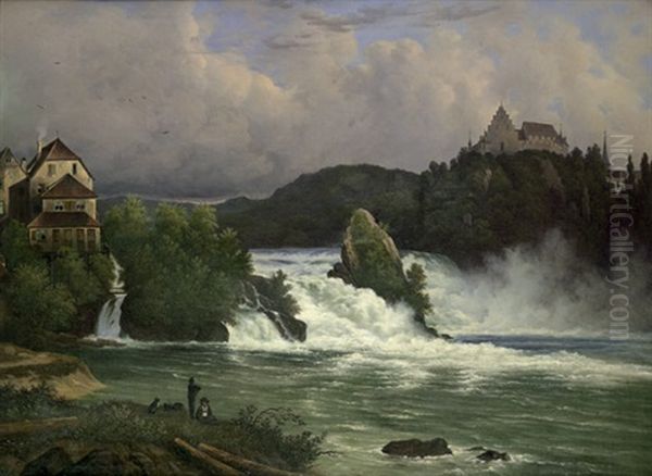 Der Rheinfall Bei Schaffhausen - view 1