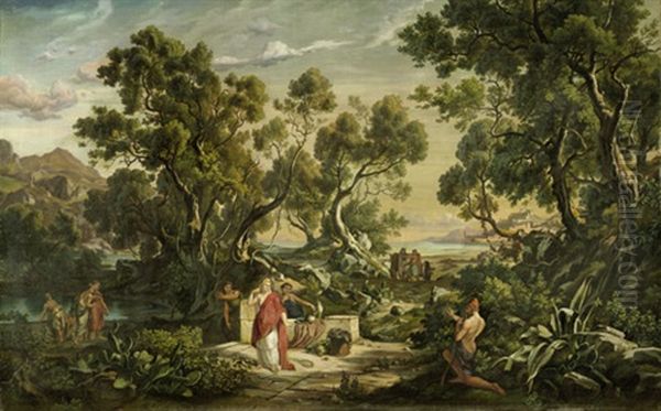 Odysseus Und Nausikaa (after Friedrich Preller) - view 1