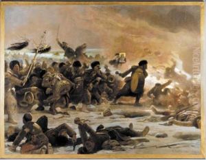 The Battle Of Yalan by Charles Jules Castellani