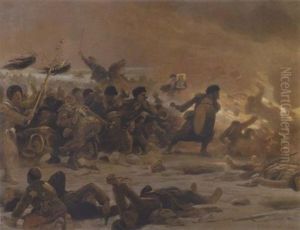 The Battle Of Yalan by Charles Jules Castellani